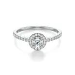 Pierścionek białe złoto z diamentami AJPZ_096